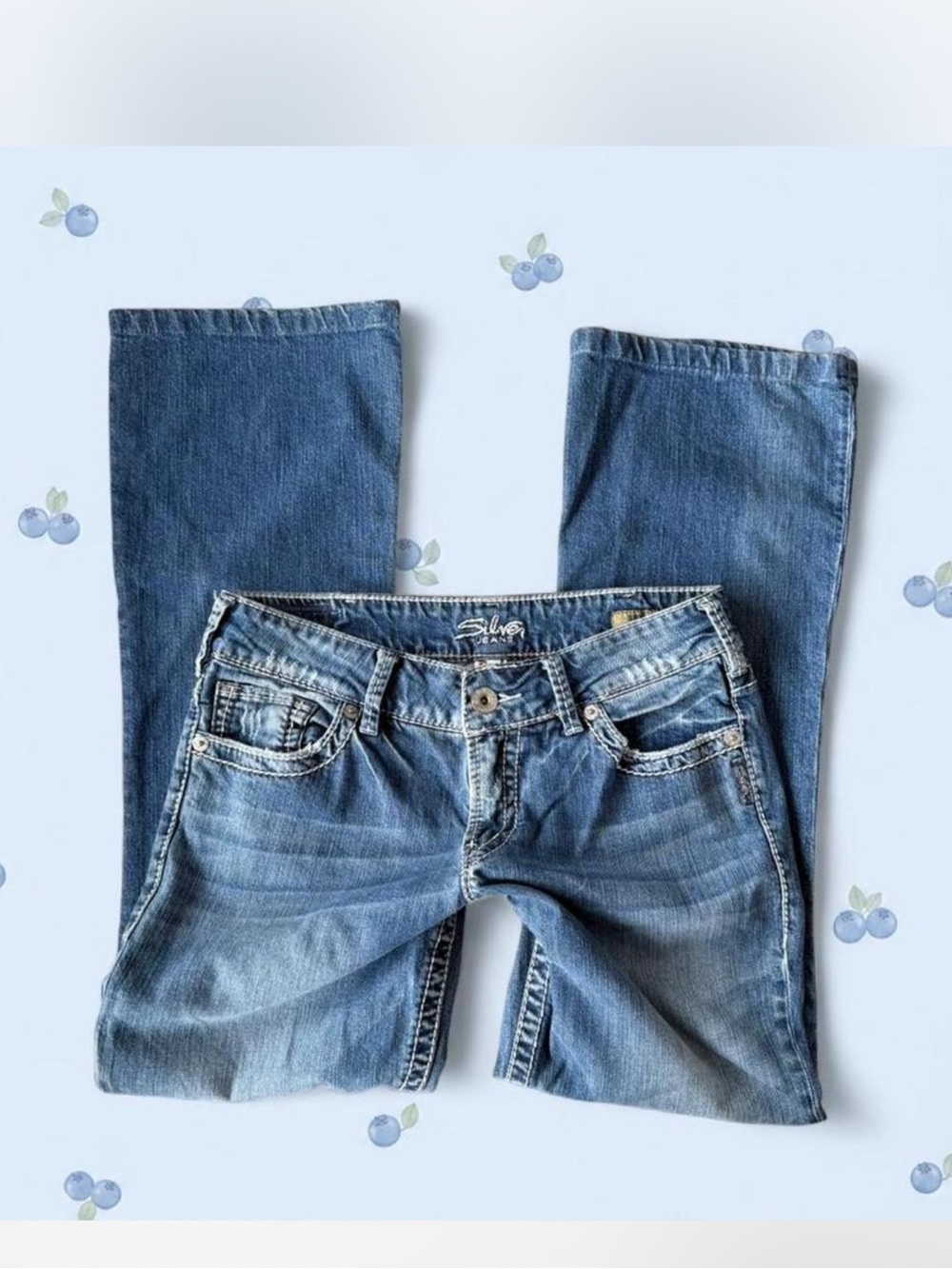 silver jeans Julia bootcut pants